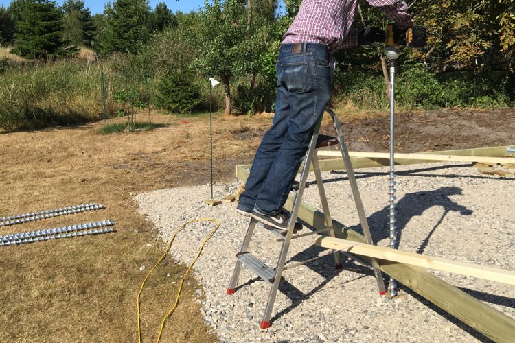 GroundPlug® M16 Twister being installed with an impact wrench.